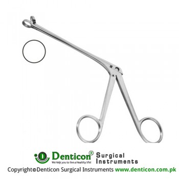 Hartmann Nasal Cutting Forcep (Conchotome) Fig. 1 Stainless Steel, 12 cm - 4 3/4" Diameter 11.0 mm Ø